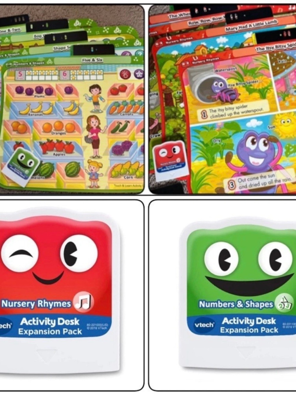 V-Tech Touch & Learn Activity Desk Deluxe Expansion Pack - 8 Double Sided Pages